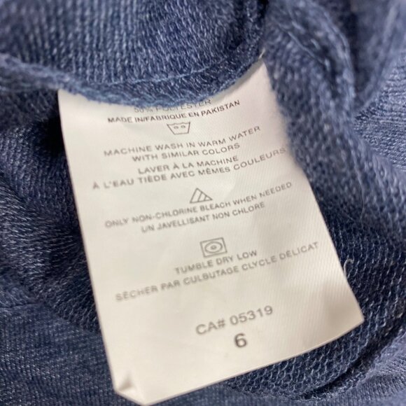 Cattlegonia Parody Kids Hoodie By Fleece Factory Sz 6 Blue Cotton/Polyester - Picture 6 of 7